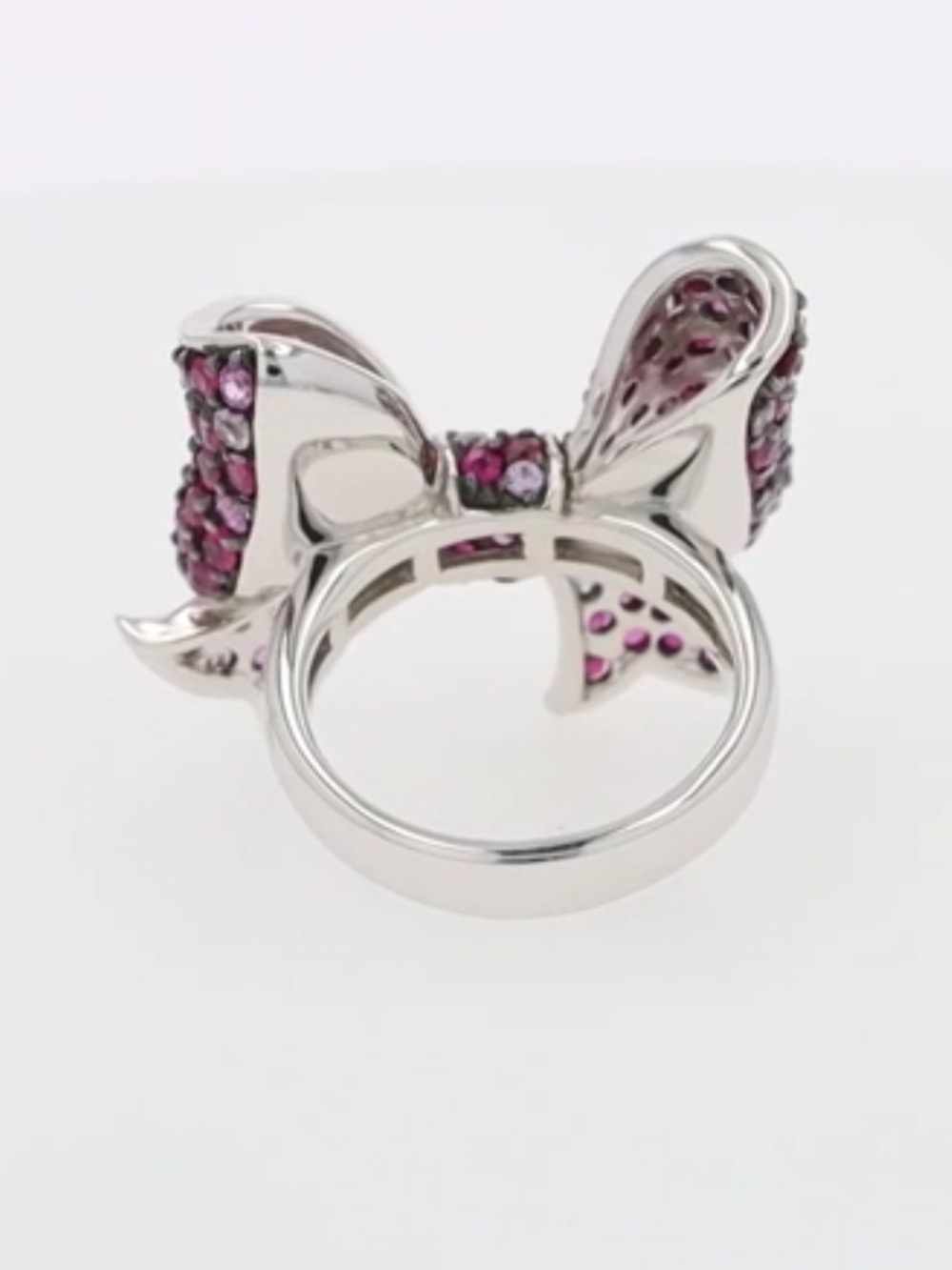 EFFY Pink Sapphire 3.91 tcw Bowtie NWT Ring 💖 - Picture 12 of 13